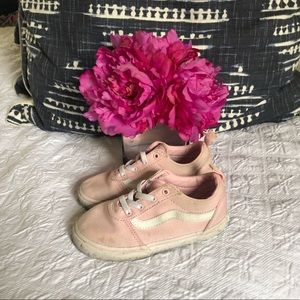 Girls Pink Vans Toddler Size 10 🦄
